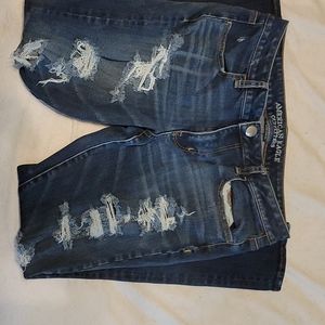 American Eagle distressed jeans. 12